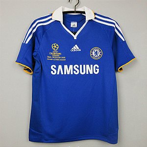 Camisa Chelsea 2007-2008 (Home-Uniforme 1) - Final UCL