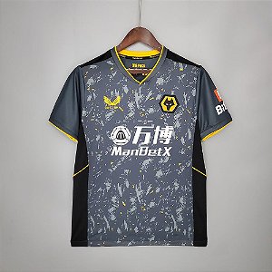 Camisa Wolverhampton 2021-22 (Away- Uniforme 2)