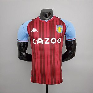 Camisa Aston Villa 2021-22 (Home - Uniforme 1) - Modelo Jogador