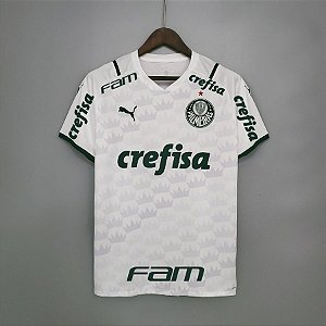 Camisa Palmeiras 2021 (Away-Uniforme 2) - (com patrocínios)