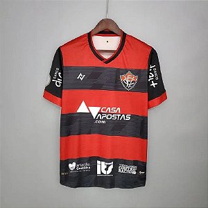 Camisa Vitória 2021 (Home-Uniforme 1) - com patrocínios