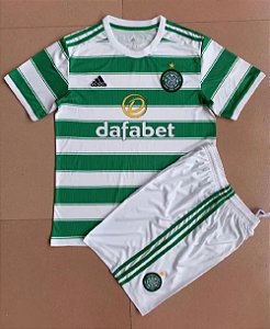 Conjunto Infantil Celtic 2021-22 (Home - Uniforme 1)