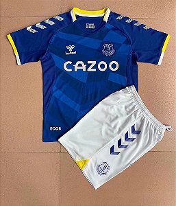 Conjunto Infantil Everton 2021-22 (Home - Uniforme 1)