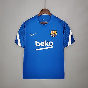 Camisa Barcelona 2021-22 (treino - azul)