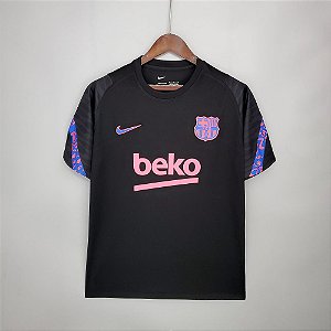 Camisa Barcelona 2021-22 (treino - preto)