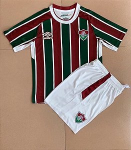 Conjunto Infantil Fluminense 2021-22 (Home - Uniforme 1) 