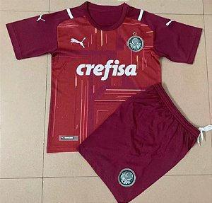 Conjunto Infantil Palmeiras 2021-22 GOLEIRO (Third - Uniforme 3)