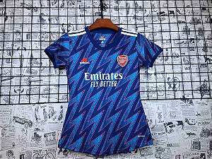 Camisa Arsenal 2021-22 (Third-Uniforme 3) - Feminina