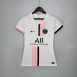 Camisa Paris Saint Germain PSG 2021-22 (Away-Uniforme 2) - Feminina