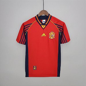 Camisa Espanha 1998  (Home-Uniforme 1) - Copa do Mundo