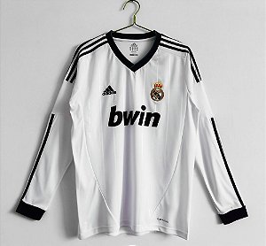 Camisa Real Madrid 2012-2013 (Home-Uniforme 1)  - Manga Longa