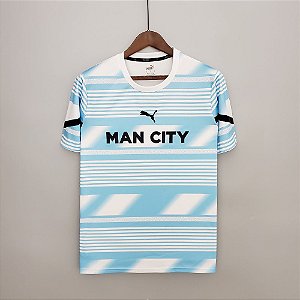 Camisa Manchester City (pré-jogo) 2021-22