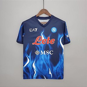 Camisa Napoli 2021-22 EA7 - Third (Flames Kit)