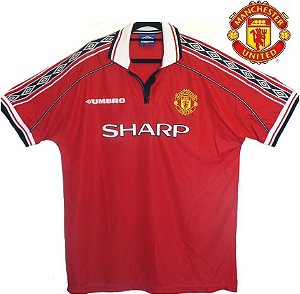 Camisa  Manchester United 1998-1999 (Home- uniforme 1)