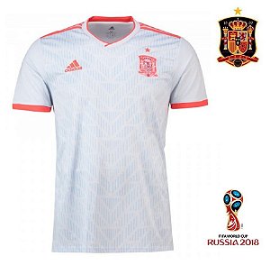 Camisa Espanha 2018 (Away - Uniforme 2) - Climalite "torcedor" - COPA DO MUNDO