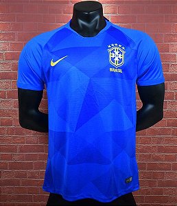 Camisa Brasil 2018-19 (Away-Uniforme 2) - "torcedor" - COPA DO MUNDO