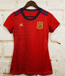 Camisa Espanha Copa do Mundo Feminina 2019 (Home-Uniforme 1)