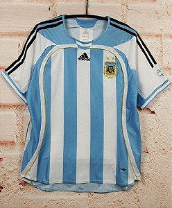 Camisa Argentina (Home-Uniforme 1) - Copa do Mundo 2006
