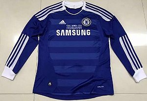 Camisa Chelsea Final Champions League 2011-2012  (Home-Uniforme 1) - manga longa