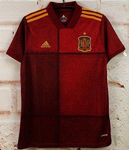 Camisa Espanha 2020-21 (Home-Uniforme 1) - Modelo Torcedor