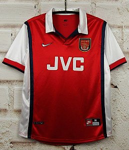 Camisa Arsenal 1998-1999 (Home-Uniforme 1)