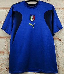 Camisa Itália  2006 (Home-Uniforme 1)  - Copa do Mundo