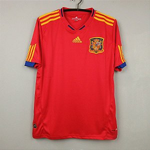 Camisa Espanha 2010  (Home-Uniforme 1) - Copa do Mundo