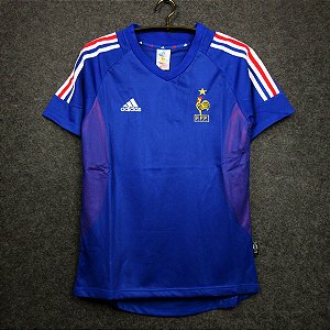 Camisa França 2002  (Home-Uniforme 1) - Copa do Mundo