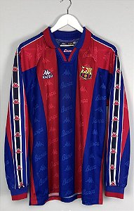 Camisa Barcelona 1996-1997 (Home-Uniforme 1) - manga longa