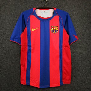 Camisa Barcelona 2004-2005 (Home-Uniforme 1)