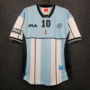 Camisa Argentina 2001 (Comemorativa - Maradona)