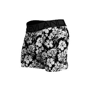 Cueca Boxer Kevland Floral Dark