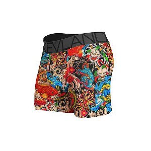 Cueca Boxer Kevland Real Tattoo