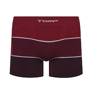 Cueca Boxer Torp Microfibra Sem Costura Texturada Cor Vinho