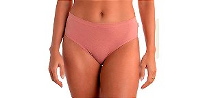 Kit 3 Calcinha Conforto Elastico Embutido Lisa Linda Brasil