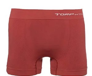 Cueca Boxer Torp Microfibra Sem Costura Terracota- Ref8416