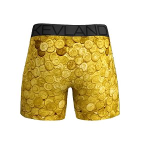 Cueca Boxer Kevland Moedas de Ouro