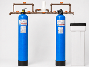 Sistema Filtro Central e Abrandador Tratamento para Dureza 2000l/h