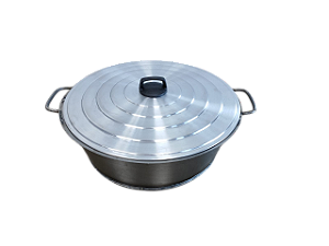 Tacho Redondo Para Banha N°1 Com Tampa - 18 Litros - Konzen