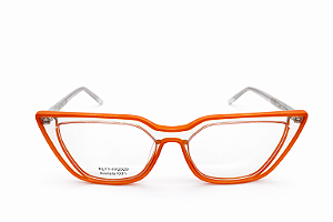 Óculos Melissa Chic Laranja - Feminino