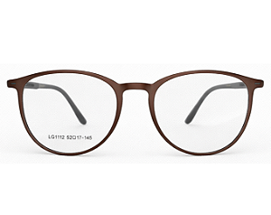 Armação de Óculos de Grau Masculino Redondo