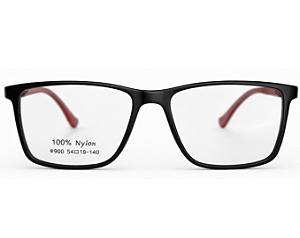 Armação de Óculos de Grau Masculino Quadrado