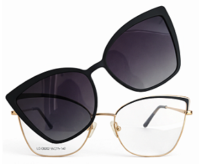 Armação de Óculos de Grau Feminino Clipon