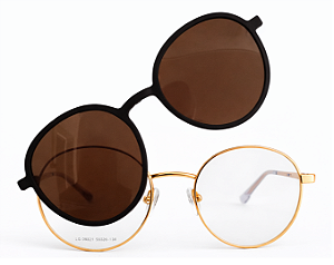 Armação de Óculos de Grau Feminino Clipon