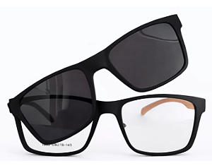 Armação de Óculos de grau Clipon Masculino