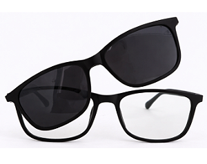 Armação de Óculos de grau Clipon Masculino