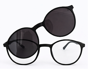 Armação de Óculos de grau Clipon Masculino