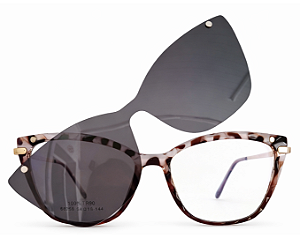 Armação de Óculos de Grau Feminino Clipon