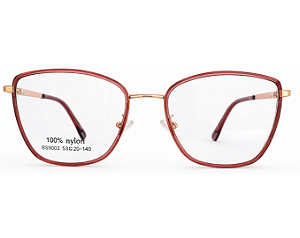 Armação de Óculos de Grau Feminino Metal