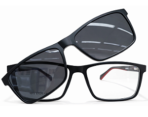Armação de Óculos de grau Clipon Masculino